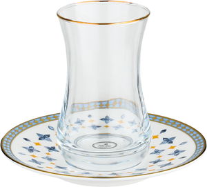 طقم بيالات زجاج السيف غاليري، 90 مل، صحون، 12 قطعة - متعدد الألوان product image 2