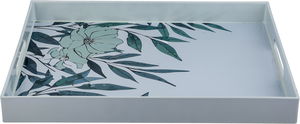Al Saif Gallery Plastic Serving Tray, 40x30x4 cm, Rectangular - Gray Green product image