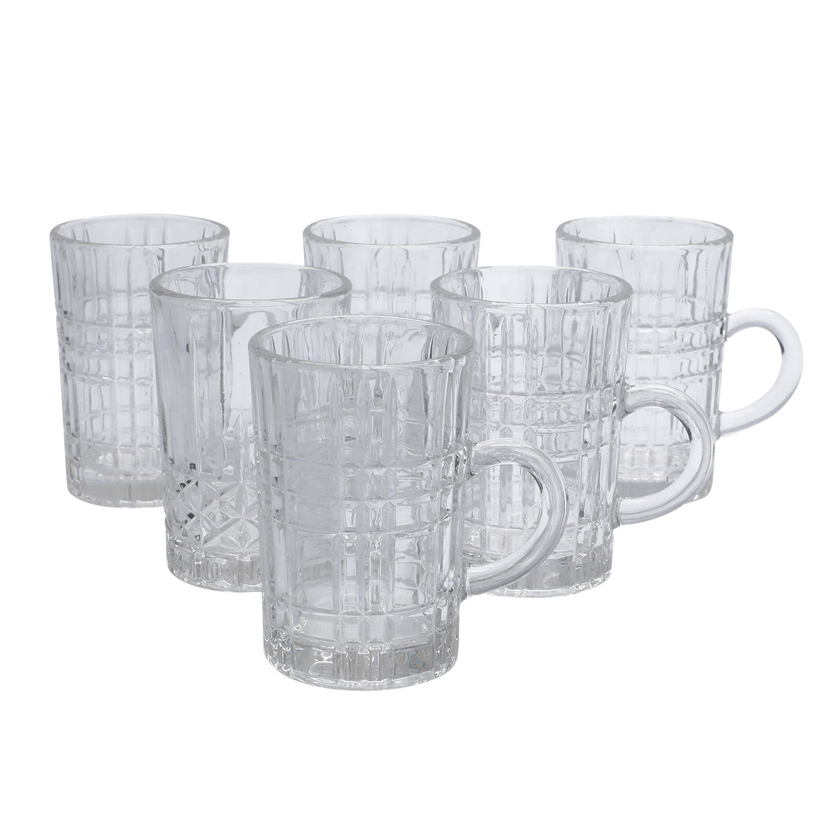 Al Saif Gallery Glass Tea Bialat Serving Set, 6 Pieces - Clear product image 2