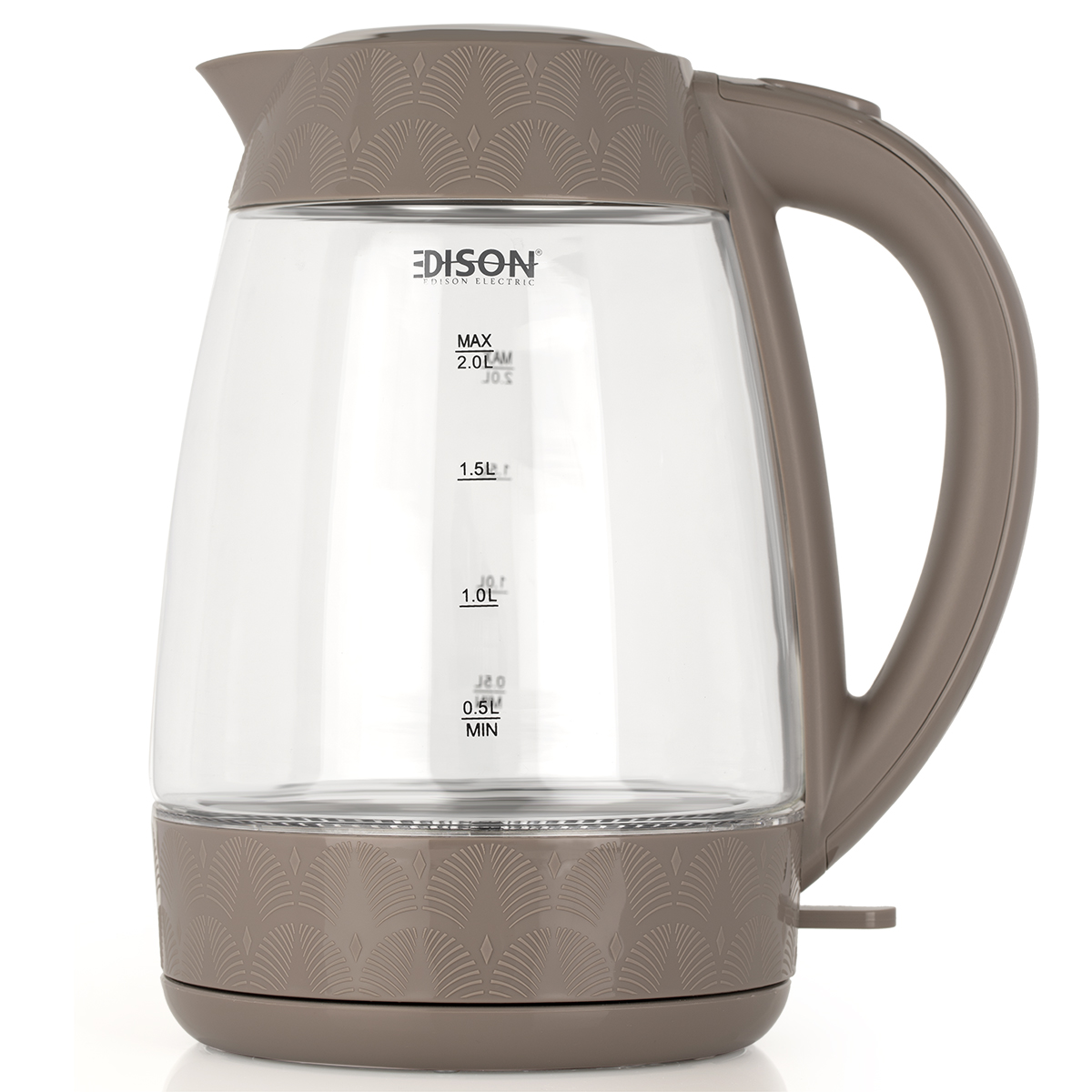 Edison Glass Kettle, 2200 Watt, 2 Liter - Black product image