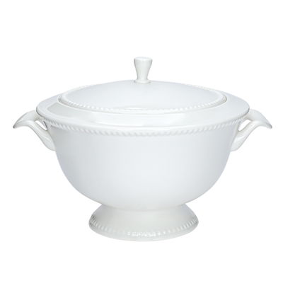 طقم سفرة بورسلان السيف غاليري، 66 قطعة - أبيض product image 2