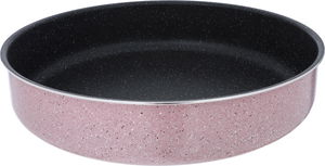 Rocky Granite Tray, 34 cm, Round - Pink product image