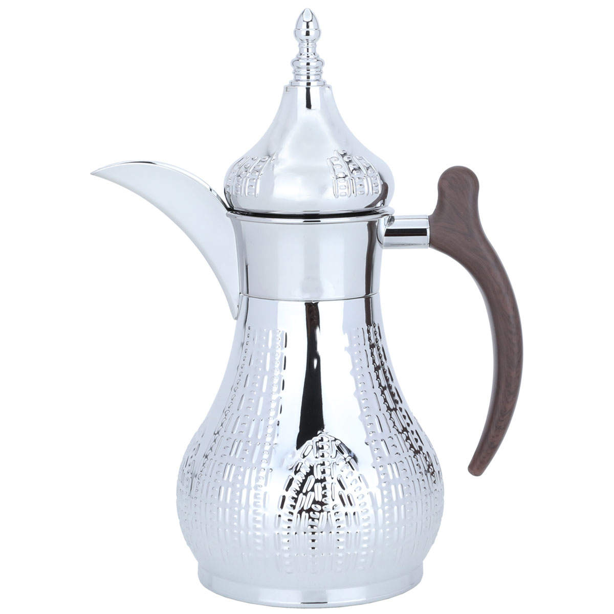 ترمس هيلة استيل السيف غاليري، 700 مل، يد خشب - فضي product image 1