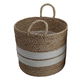 Al Saif Gallery Cotton Baskets Set, 29 x 35 x 37 cm, Round with Handle, 3 Pieces - Beige product image 4