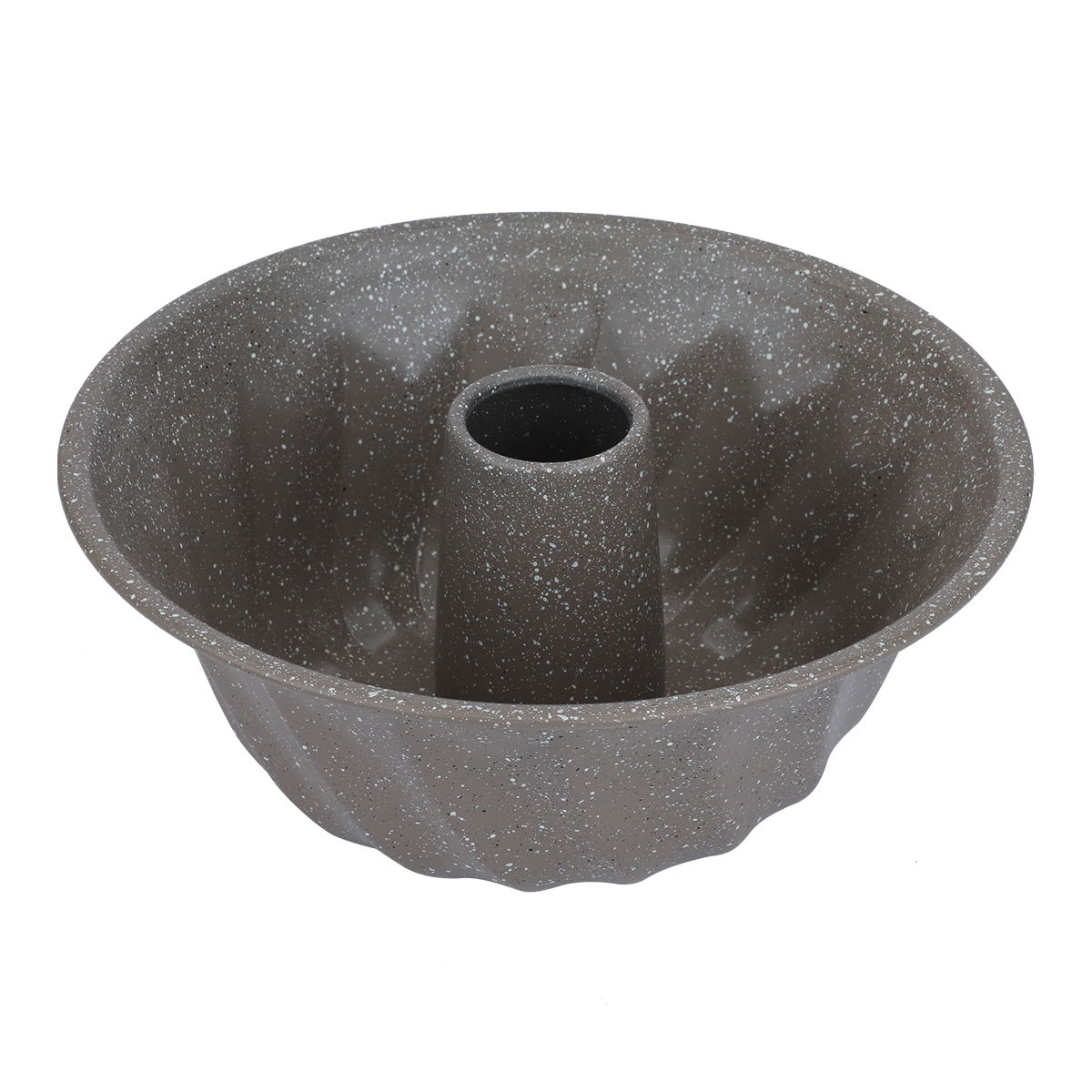 Bake Chef Granite Cake Mold, 10.5 x 24.5 cm, Round - Light Brown product image