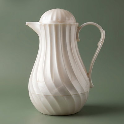 ترمس روتبونت، 1 لتر، حافظة داخلية زجاج - ابيض product image 1