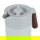 Timeless Tara Thermos, 1.2 litres, wooden handle, squeezer, steel inner container, steel outer shell - gray product image 4