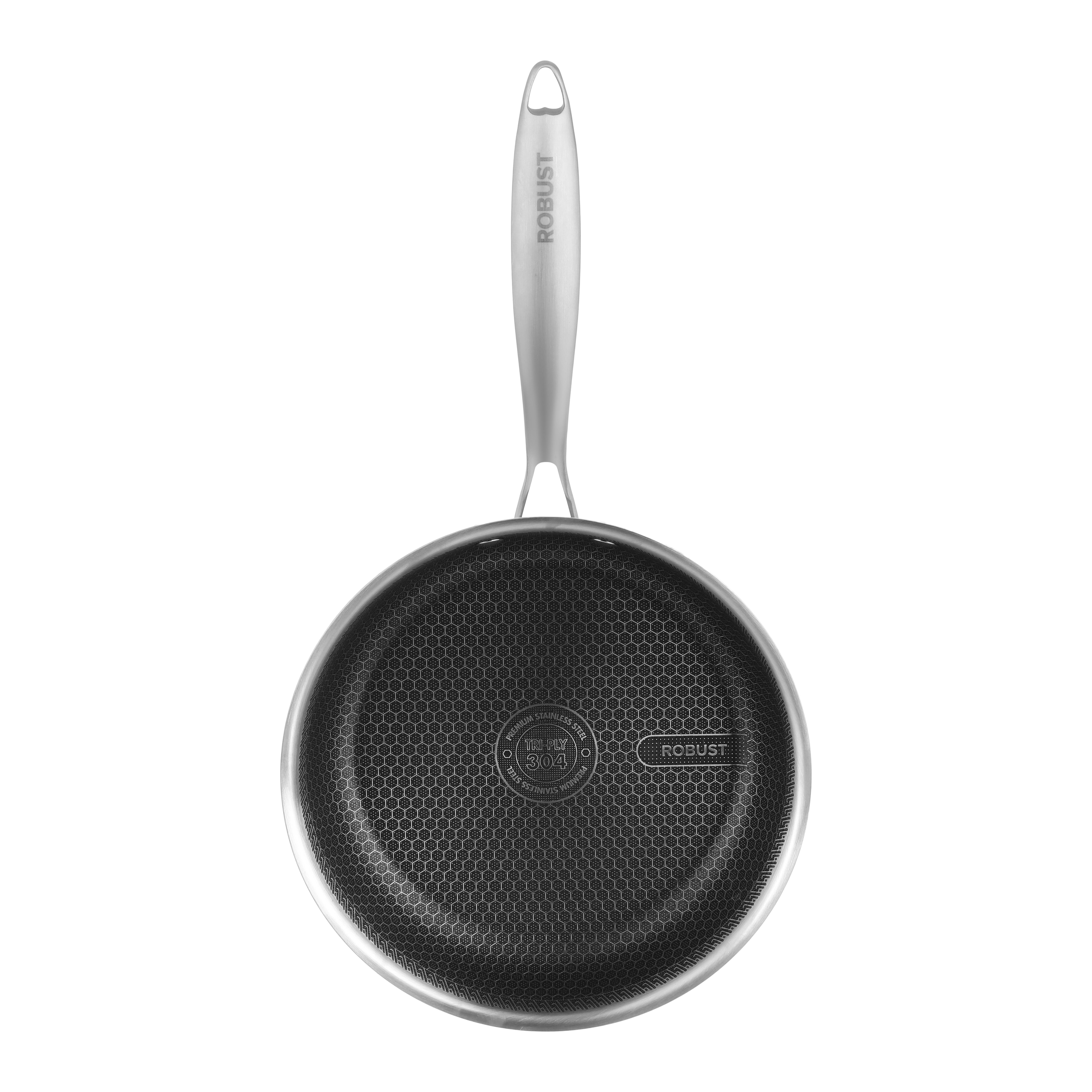 Robust Steel Frying Pan, 32 cm, 2.5 L - Silver product image 2