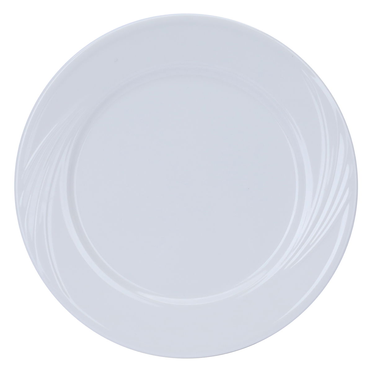 Al Saif Gallery Melamine Serving Plate, 7.5 inches, flat round - white product image 1
