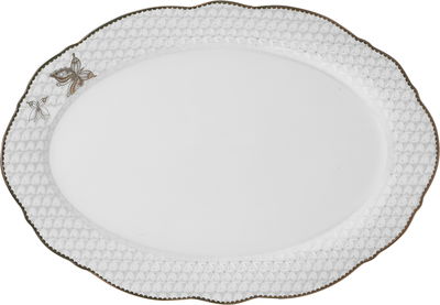 طقم سفرة فلورا بورسلان السيف غاليري، 65 قطعة - أبيض product image 18