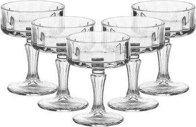 Glass yogurt and dessert cup set, 51 ml, 5 pieces - Clear product image 2