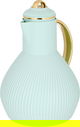Al Saif Gallery Alia thermos, 1 liter, thermal glass inner container, plastic outer shell - light green product image 2