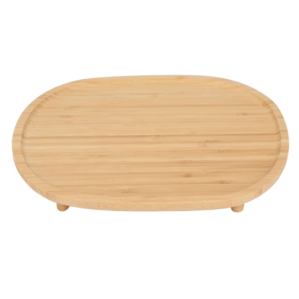 Al Saif Gallery Wooden Serving Plate, 34.5X29X5 Cm, Oval - Wooden product image