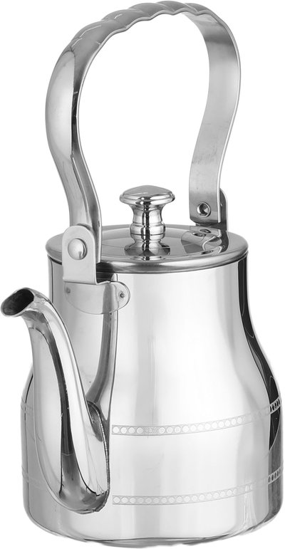 طقم دلة و إبريق ستانلس استيل السيف غاليري، 0.9 / 0.7 لتر، 2 قطعة - فضي product image 7