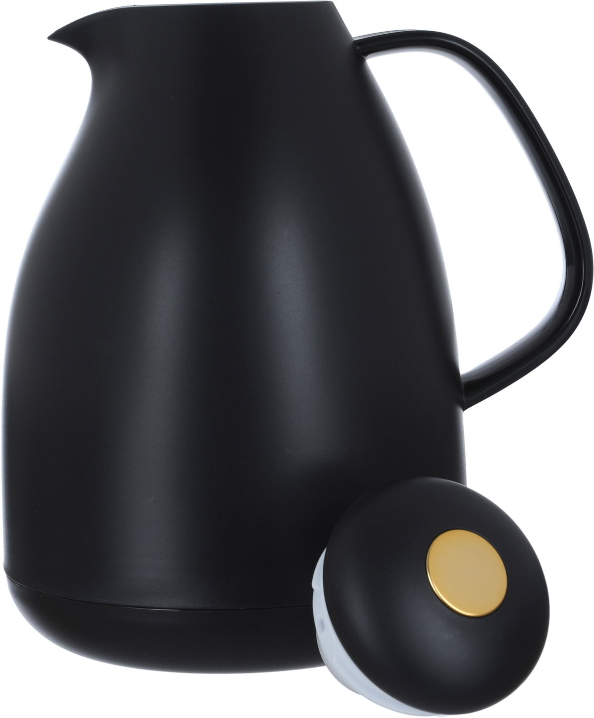 Al Saif Gallery Pro Penguin Thermos, 1 liter, glass inner container, plastic outer shell - black product image 2