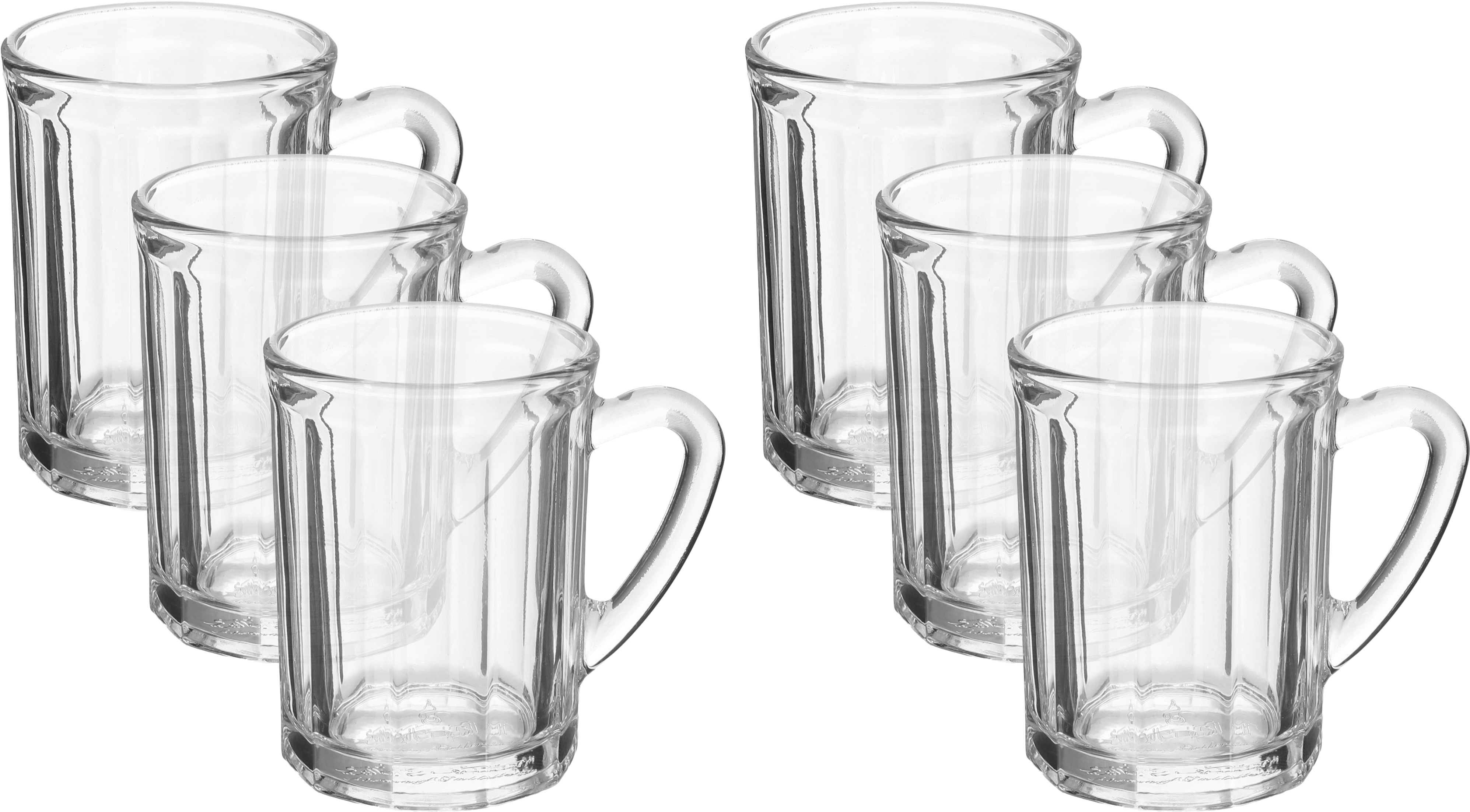 طقم اكواب شاي زجاج السيف غاليري، 6 قطع، 120 مل - شفاف product image