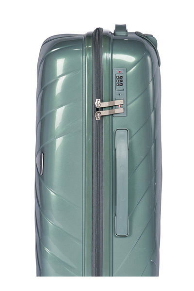 طقم شنط سفر بولي بروبيلين ليمرا، 3 مقاسات، 4 عجلات، LMA-1923 - اخضر فاتح product image 5