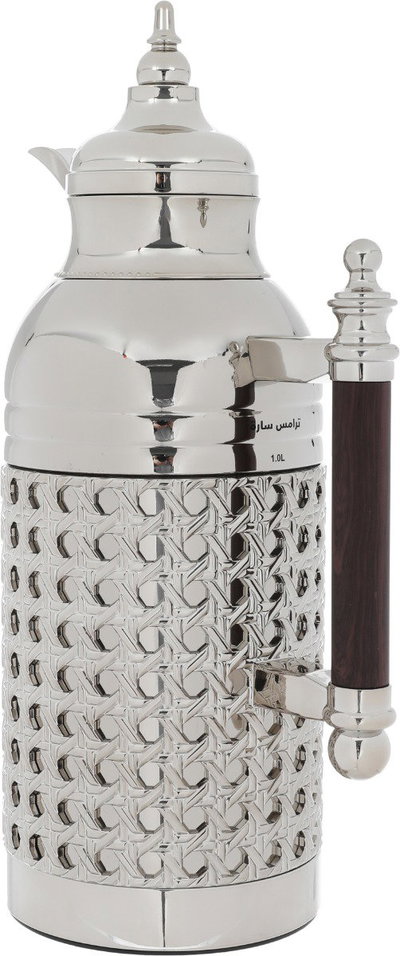 Al Saif Gallery Sarah thermos set, 1 liter, thermal glass inner container, steel outer shell - silver product image 10