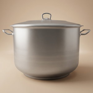 Hascevher Steel Pot, 20 litres, 34 cm - Silver product image