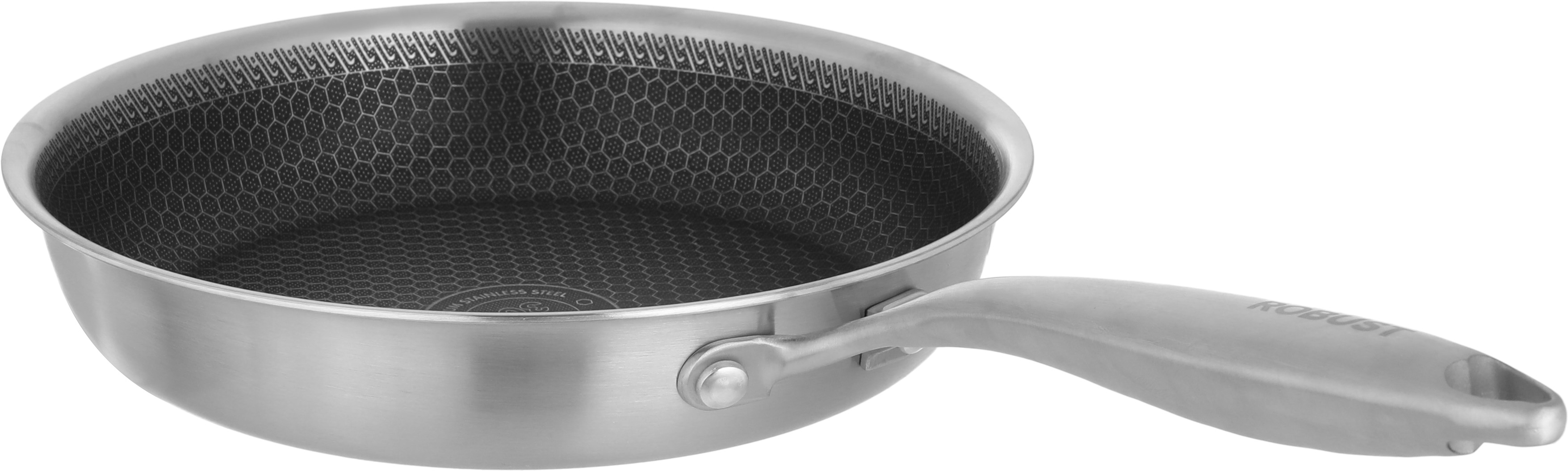 Robust Steel Frying Pan, 20 cm, 2.5 L - Silver product image 1