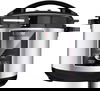 Edison Granite Pot Electric Pressure Cooker, 1000 Watts, 6 Liters, 11 Functions - Silver Black product image 1