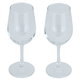 Al Saif Gallery glass juice cups set, 2 pieces - transparent product image 2