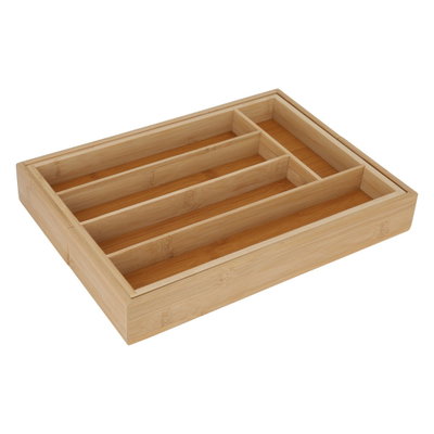 صندوق ملاعق خيزران السيف غاليري، 5 خانة - خشبي product image 2