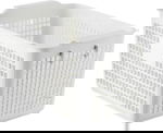 Saifso Plastic Storage Basket, 19.7x13.7x11.7 cm - Beige product image 2