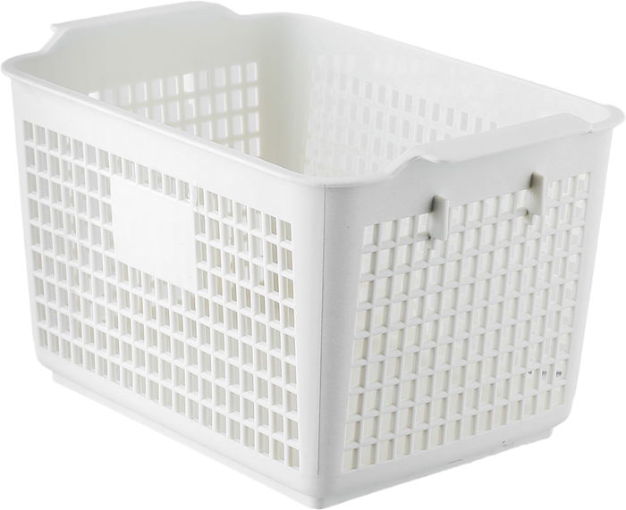 Saifso Plastic Storage Basket, 19.7x13.7x11.7 cm - Beige product image 2