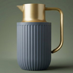 ترمس إفرست، 1 لتر، حافظة داخلية زجاج حراري - رمادي غامق product image