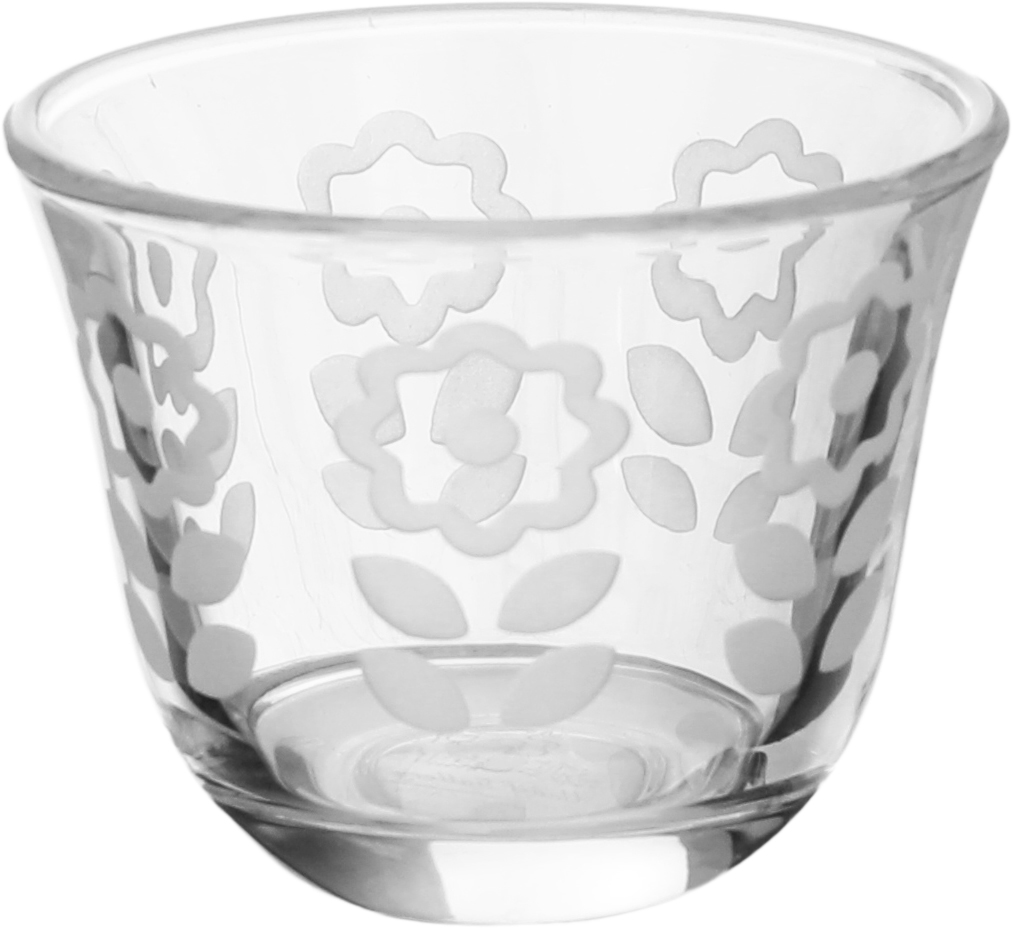 طقم فناجين قهوة وبيالات شاي زجاج السيف غاليري، 12 مل، 25 قطعة - شفاف product image 2