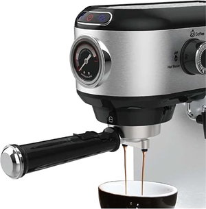 ماكينة تحضير قهوة الإسبريسو ريبون، 1450 واط، 1 لتر، 15 بار، RE-6-034 - فضي product image 2