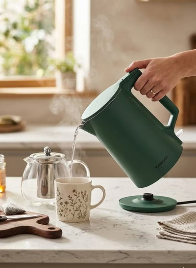 غلاية كهربائية تايفون، 2000 واط، 1.8 لتر، TY-01-009 OV - زيتوني product image 2