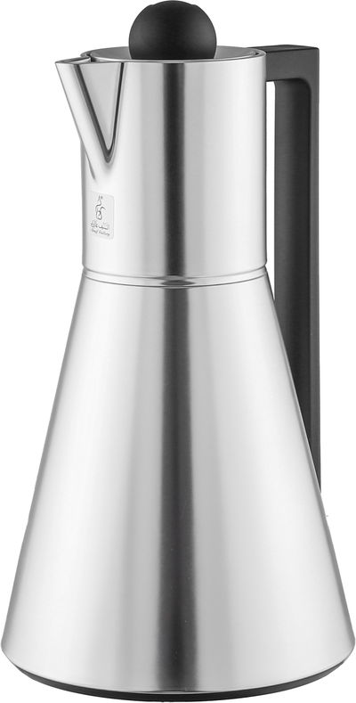 ترمس لينا افريست، 1 لتر، خامة داخلية زجاج، غطاء ضغاط، يد اسود - فضي product image 3