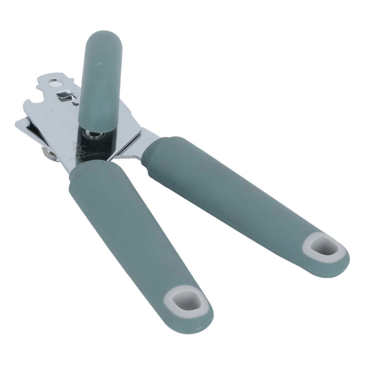 Al Saif Gallery steel can opener, with silicone handle - green product image 2
