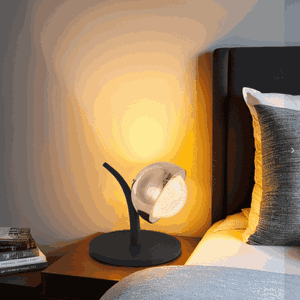 Norco Modern Aluminum Glass Lamp, 6W, 3000K, 15x15cm - Black product image