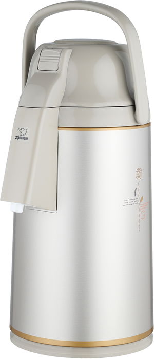 ترمس ابو فيل زوجرشي، 3 لتر، حافظة داخلية زجاج، ضغاط - بيج product image 2