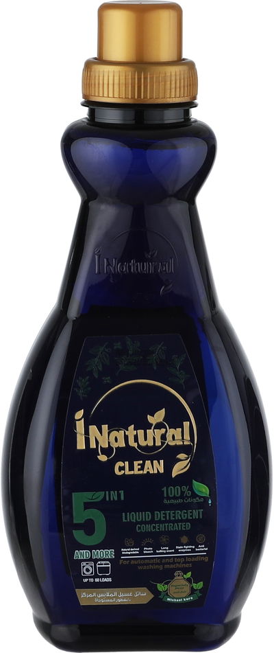 iNatural Liquid Laundry Detergent, 1.5 Liters - Clear product image 1