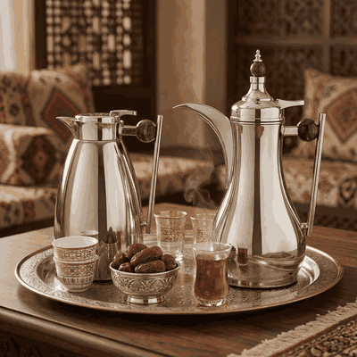 طقم ترامس آلاء السيف غاليري، 1/1 لتر، يد رخامي، حافظة داخلية زجاج حراري، هيكل خارجي استيل - فضي product image 2