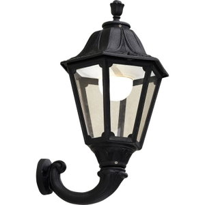 Plastic wall lantern made of durable resin, E27 bulb base, 63x40 cm - Black product image 2