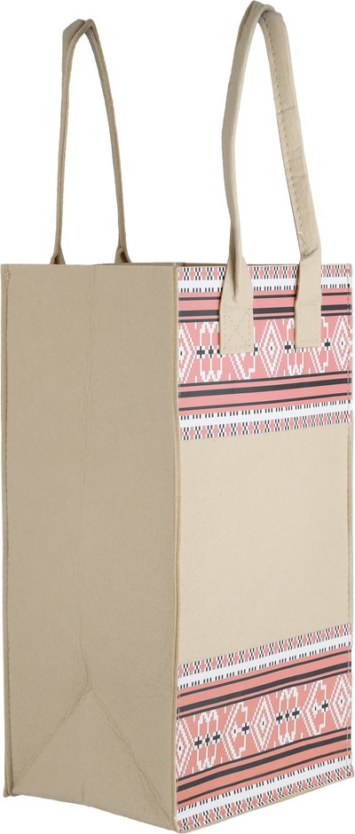 شنطة ترامس بوليستر السيف غاليري، 20x37 سم، نقش تراثي - متعدد الألوان product image 2