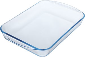 طقم صواني فرن زجاج بايريكس، قطعتين - شفاف product image 2