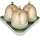 Alsaif Gallery Tamriya Set with Tofaria Steel, 14×23×26 - Golden Beige product image 1