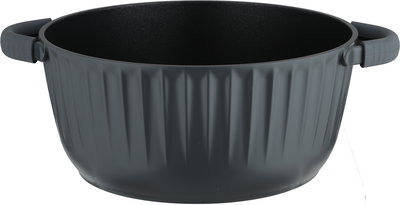 Robust Tefal 24cm Deep Cooking Pot with Handles and Glass Lid - Dark Grey product image 3