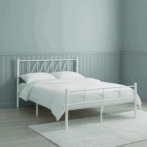 سرير حديد، 45×120×190 سم - أبيض product image 2