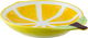 Alsaif Gallery Porcelain Dessert Plate, 23.7 x 18.5 x 3.7 cm - Yellow White product image 1