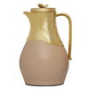 Al Saif Gallery thermos set, 0.5/1 liter, glass inner container, plastic outer shell - light brown product image 2