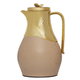 Al Saif Gallery thermos set, 0.5/1 liter, glass inner container, plastic outer shell - light brown product image 2