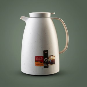 Al Saif Gallery Lima Thermos, 1.5 liters, thermal glass inner container, plastic outer shell - pearl product image