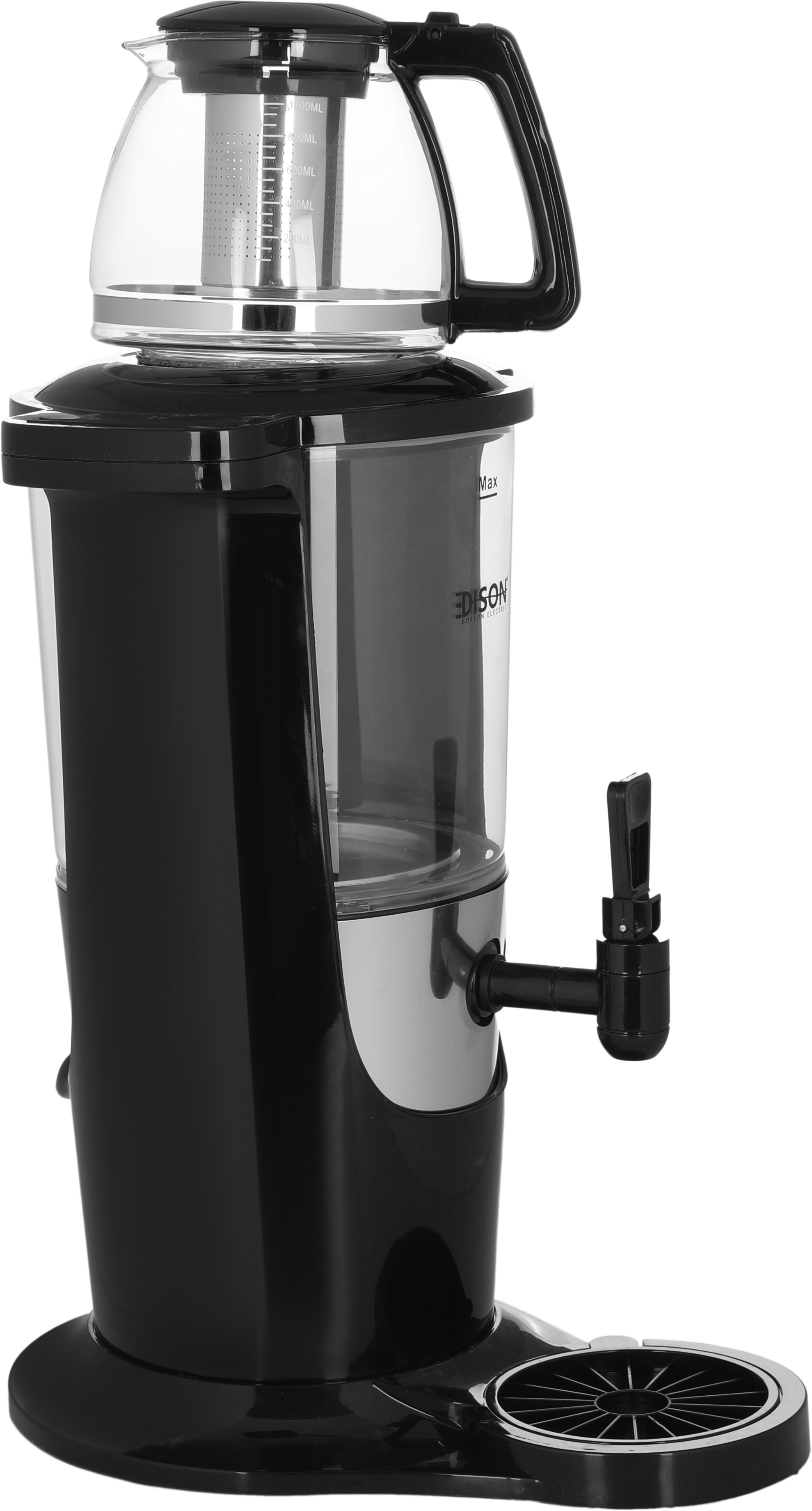 Edison Electric Samawer, With Glass Teapot, 3L/1.0L, 1500W - Black product image 2